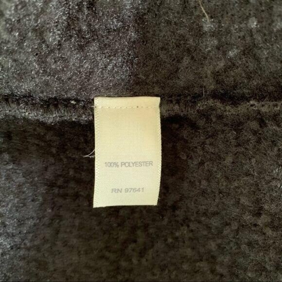 J Jill Black Sherpa Fleece Zip Up Jacket Coat XS Cozy Warm Winter Full Zip Layer - Picture 6 of 6